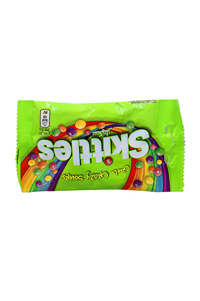Skittles سكيتلز كريزي ساور أوريجينال 38 جرام، عبوة تحتوي على 140 قطعة
