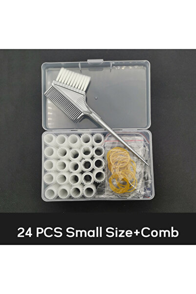 Choice Small 24Pcs/Set Hair Root Perm Rods Bars Curlers with Clips Comb Bands...