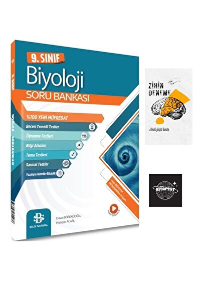 Bilgi Sarmal Yayınları BİLGİSARMAL 9.SINIF BİYOLOJİ SORU BANKASI+ZİHİNDENEME-...