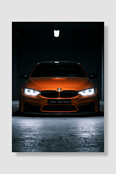 Luna Marissa BMW Spor Araba Poster Çerçevesiz Duvar Posteri