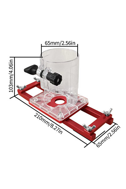 Choice 1pc Set A 2 in 1 Center Invisible Fastener Slotting Bracket, Woodworki...