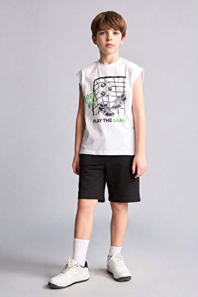DeFacto 2-Piece Shorts T-Shirt Set for Boys H8252A826Hs