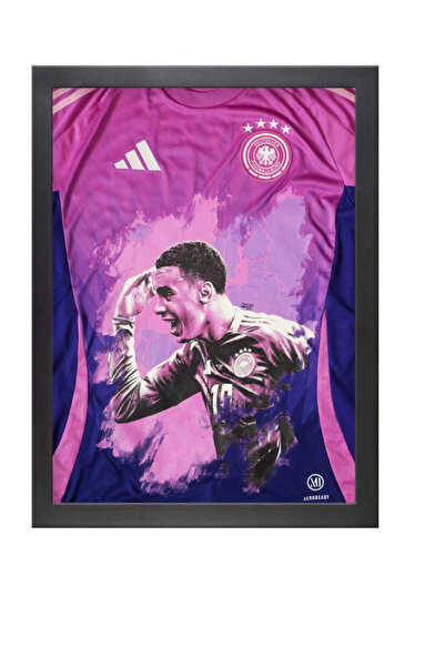 Boomah Accessories Jamal Musiala Germany Jersey - Framed Poster 30x40cm - Foo...