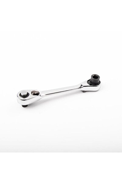 Choice WHITE TINSOL 2-in-1 Mini Ratchet Wrench 1/4 Inch 72-Tooth Quick Releas...