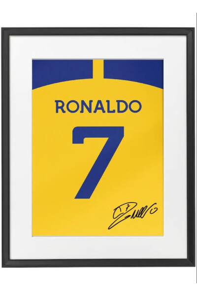 Boomah Accessories Cristiano Ronaldo Autographed Jersey - Framed Poster 50x40...