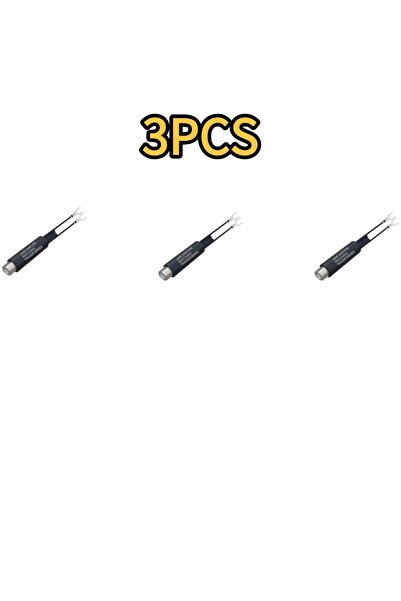 Choice3 محول محول ترددات UHF/VHF/FM/TV ثلاثي القطع (3 قطع) مع كابل F بمقاومة ...