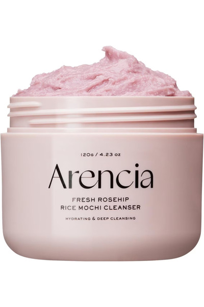 Arencia Rosehip Brightening Rice Mochi Face Cleanser & Daily Scrub 120g