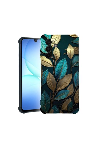 bestcase Θήκη TPU Pro Shock συμβατή με Samsung Galaxy A56, με σχέδιο Χρυσά Φτ...