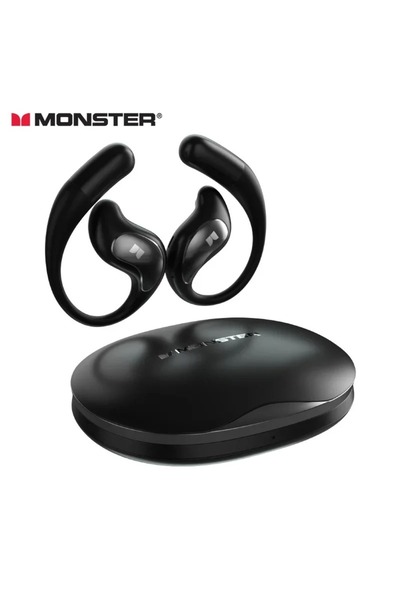 Choice Black Monster GT27 OWS Bluetooth 6.0 Headphones - Open-Back Sports Ear...