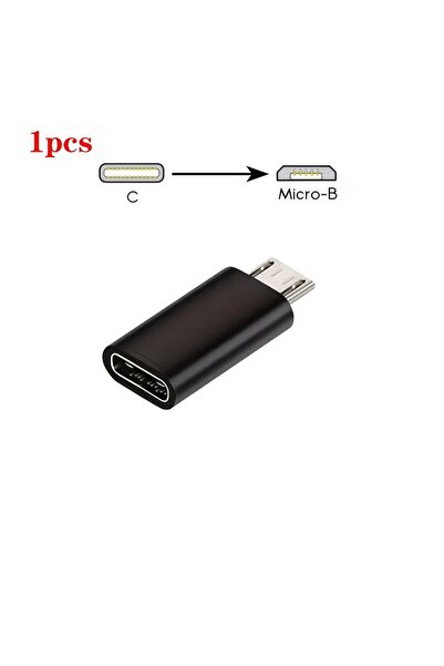 Choice3 black1 USB C Female to Micro USB Male Adapter (1/2/3/4/5/6-Pack), Mic...
