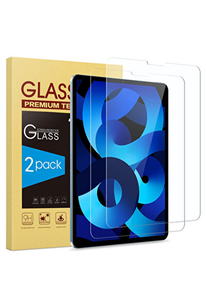 Choice قطعتان من الزجاج المقسى 9H لجهاز iPad Air 4 5 مقاس 10.9 بوصة 2020 2022...