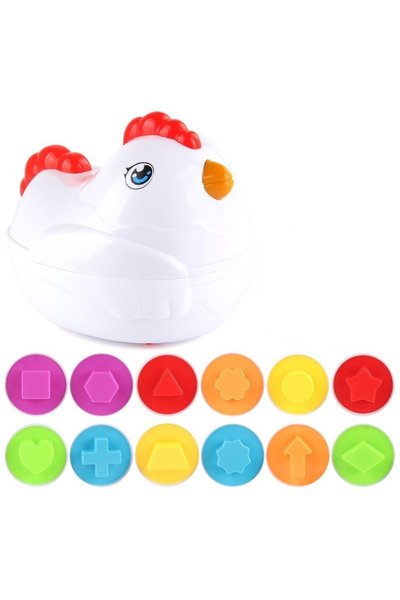 Choice 12pcs eggs chicken 12 Matching Eggs Sensory Baby Toys Easter Eggs Chic...