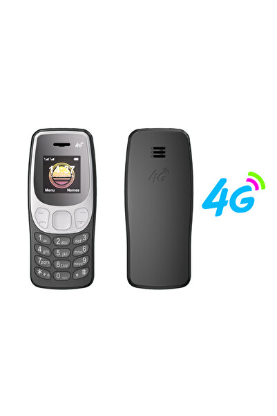 Choice8 هاتف محمول أسود SERVO BM80 LTE صغير الحجم للغاية، شبكة 4G، تسجيل مكال...