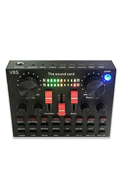 Choice بطاقة صوت خارجية طراز A Clear V8s، ميكروفون للهاتف المحمول، بطاقة صوت ...