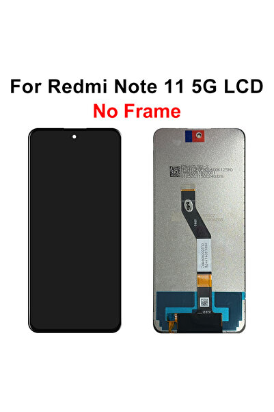 Choice شاشة عرض 5G سوداء بدون إطار مقاس 6.6 بوصة لهاتف Redmi Note 11 5G، لوحة...