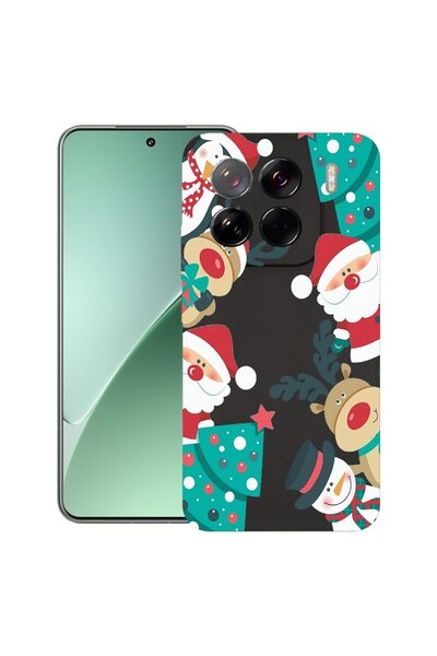 bestcase ¬Æ Husa pentru Xiaomi 15 Pro, Premium Slim Silicon 1.2MM, Xmas, Micr...