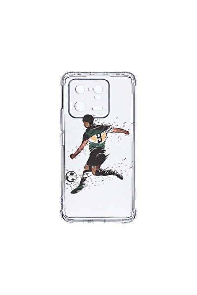 bestcase Противоударен калъф 1.5ММ, съвместим с Xiaomi 13 Pro, Футболен, 1.5М...