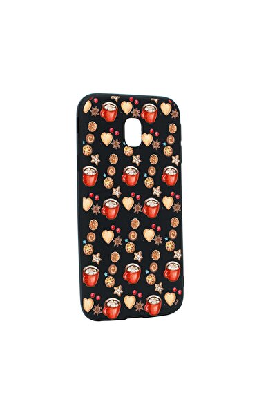 bestcase Коледен защитен калъф, Коледно кафе за Samsung Galaxy J7 2018, устой...