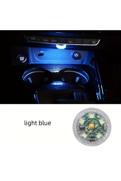 Choice قطعتان من أضواء LED الداخلية ذات الاستشعار الحركي باللون الأزرق الفاتح...