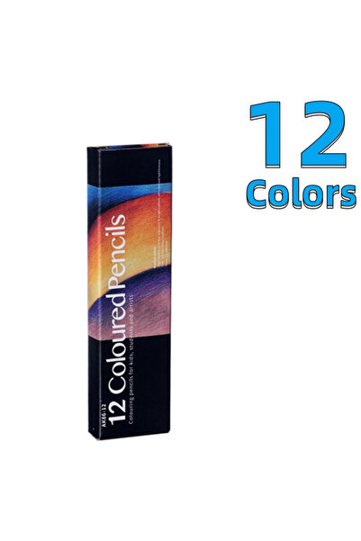 Choice 12 Colors B7081A Oily Colored Pencils Set (12 Colors) - Hexagon Wooden...