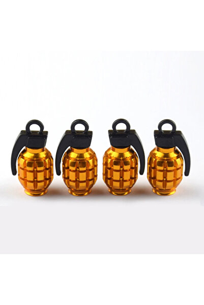 Choice golden 4Pcs Unique Shape Bicycle Tire Valve Dustproof Cover for Car Tr...