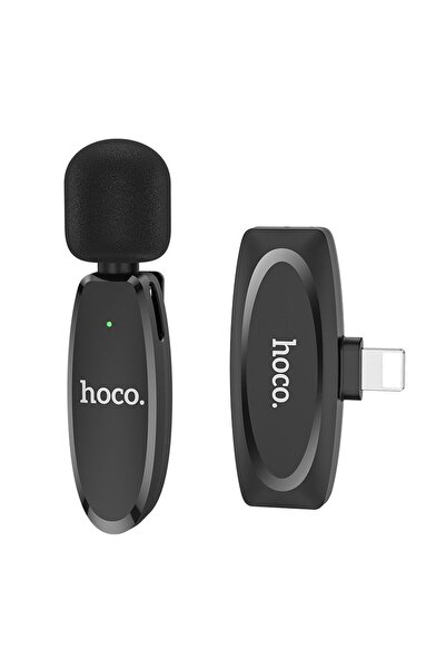 hoco. HOCO microfon wireless cu prindere prin clemă Lightning L15 negru