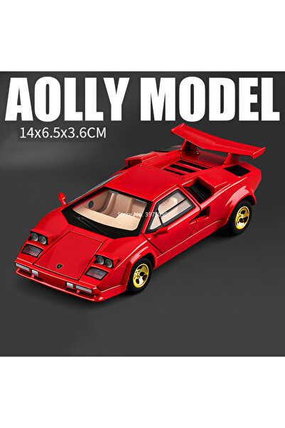 Choice4 LP500S Red 1:32 Lambor Countach LP500S LBWK Toys Models Cars Alloy Di...