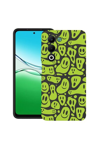 bestcase Θήκη για Xiaomi Redmi 15 4G (171 χιλιοστά) με Σχέδιο Green Acid Smil...