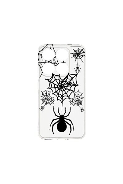 bestcase Husa pentru Xiaomi 14T, BestCase¬Æ Clear Silicon 2MM, Spider Web, An...