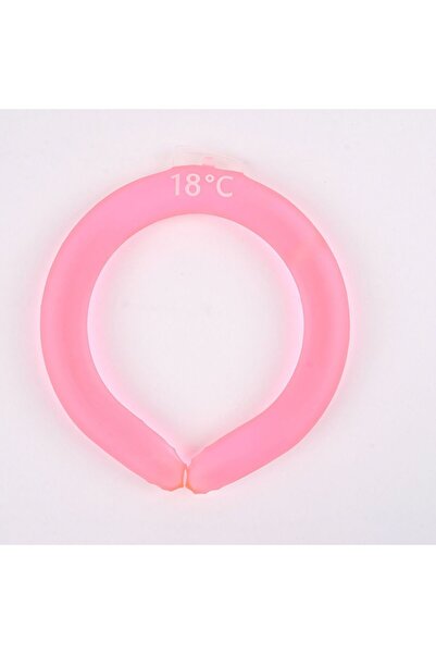 Choice1 Pink Collar Tube Neck Cooler Ice Pack Reusable Neck Cooling Ring Ice ...