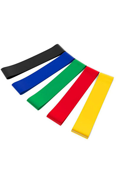 Choice5 5Pcs Multi Resistance Yoga Bands Fitness Exercise Hip Booty Bands Ela...