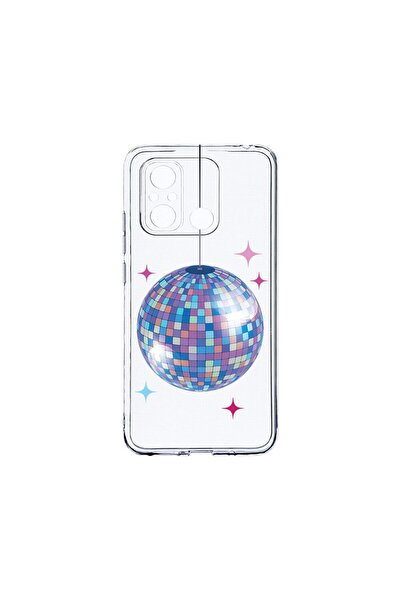 bestcase Прозрачен силиконов калъф 2ММ, съвместим с Xiaomi Redmi 12C, Диско т...