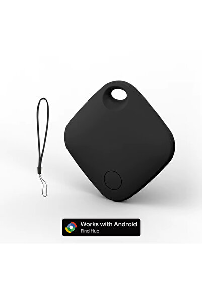 Choice1 جهاز تتبع ذكي أسود يعمل بنظام أندرويد لـ Google Find Hub بصوت عالٍ 90...