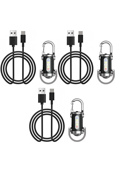 Choice 3 قطع أو 5 قطع مصباح يدوي LED فائق السطوع 1200 لومن مع سلسلة مفاتيح، م...