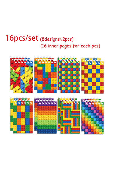 Choice4 16pcs-XQ047 16pcs Building Block Football Big Bang Spiral Pocket Note...