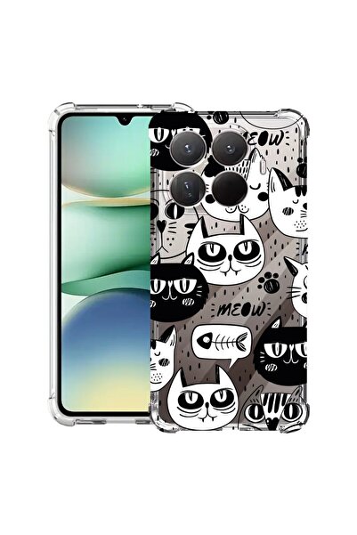 bestcase Αντικραδασμική Θήκη Συμβατή με Xiaomi 15T Pro, με Σχέδιο Cool Cats, ...