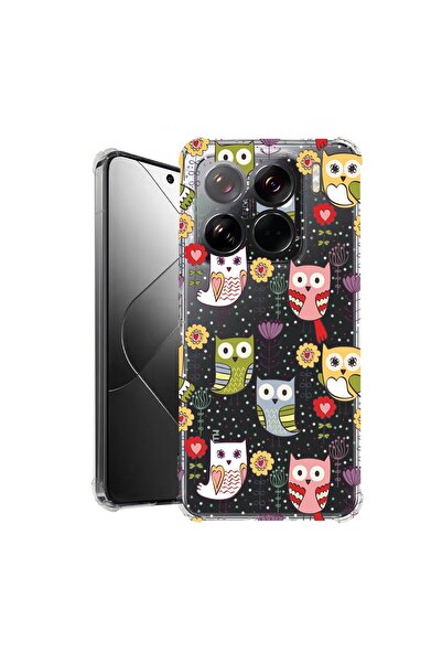 bestcase ¬Æ Husa pentru Xiaomi 15 Pro, Anti Shock 1.5MM, Owl Pattern, Protect...