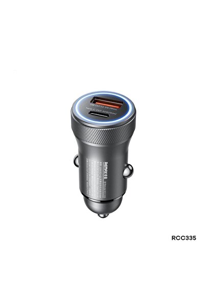 Remax Φορτιστής Αυτοκινήτου Seaya Series RCC335 30W PD+QC|1C+1A|3A Μαύρο