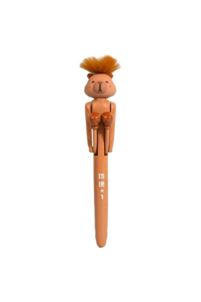 Choice1 brown Capybara Boxing Pen Funny Ballpoint Office Stress Relief Creati...