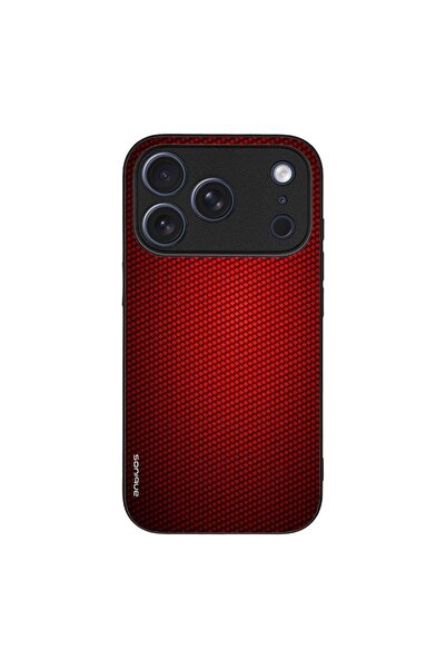 Sonique Θήκη Carbon Series για Apple iPhone 17 Pro Κόκκινο