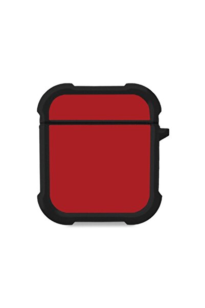 Sonique Θήκη Σιλικόνης ColorBloc Series για AirPods 1/2 Κόκκινο