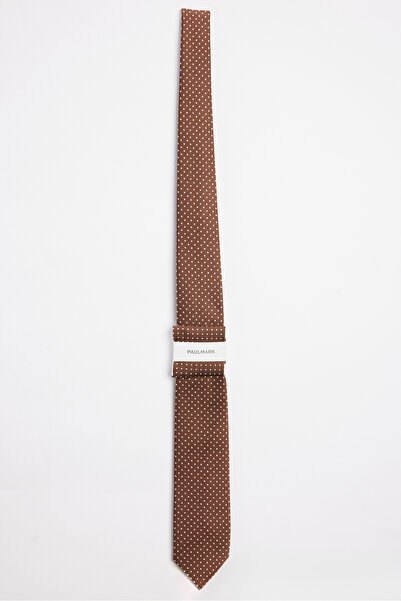 PAULMARK Men's Mini Square Patterned Classic Tie