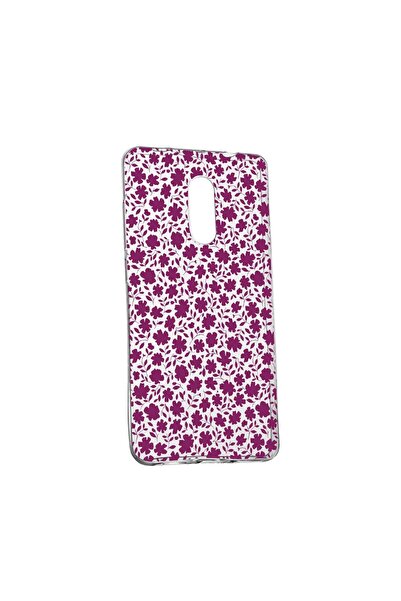 bestcase Husa Green Flowers Pattern, pentru Nokia 7, rezistenta la uzura, ant...