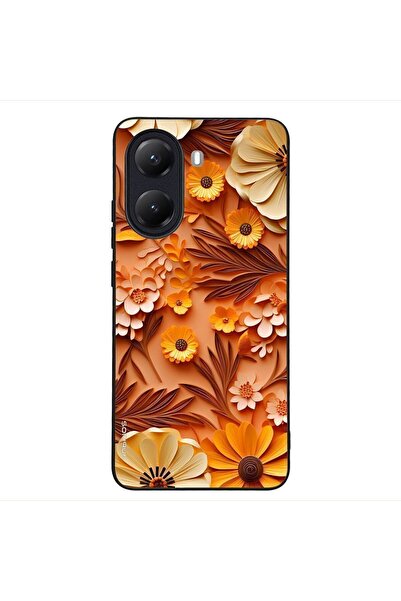 Sonique Θήκη 3D Flower Series για Xiaomi Poco X7 Pro 5G Πορτοκαλί