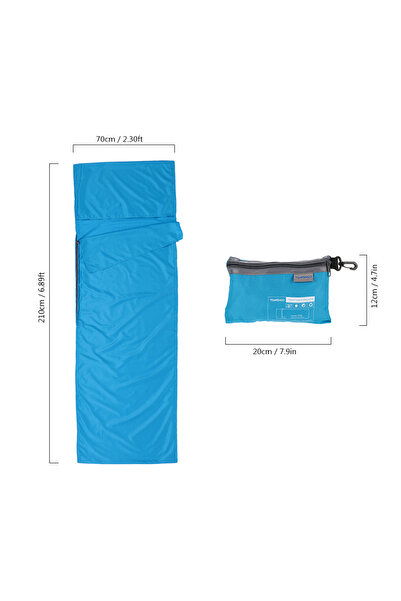 Choice1 Blue TOMSHOO 70*210CM Outdoor Travel Camping Hiking Polyester Pongee ...