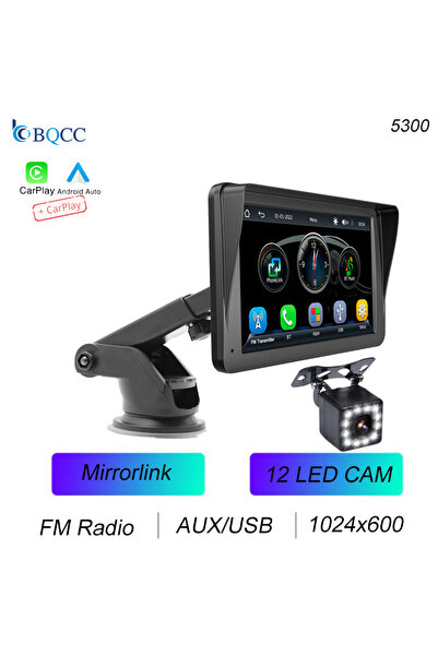 Choice مشغل MP5 محمول للسيارة مقاس 7 بوصات مع 12 مصباح LED وخاصية كاربلاي لاس...