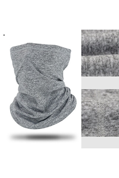 Choice hemp light gray Neck Warmer Autumn Winter Cycling Outdoor Hiking Face ...