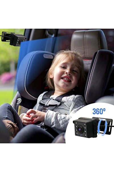 Choice 1080P Camera Baby Car Mirror 4.3'' IPS Screen Night Vision Function Ba...