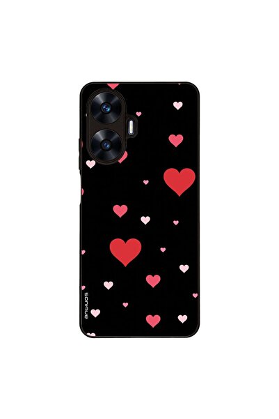 Sonique Θήκη Heart Series για Realme C55 Μαύρο