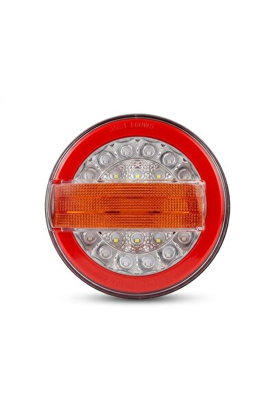 EKSELANS TRUCK OTOMOTİV Hamburger Neon Akan Stop Lamba 12-24 Volt Su Geçirmez...